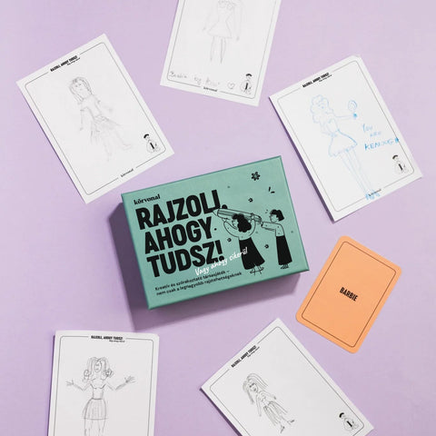 Rajzolj, ahogy tudsz – társasjáték, ami mindenkit megnevettet!